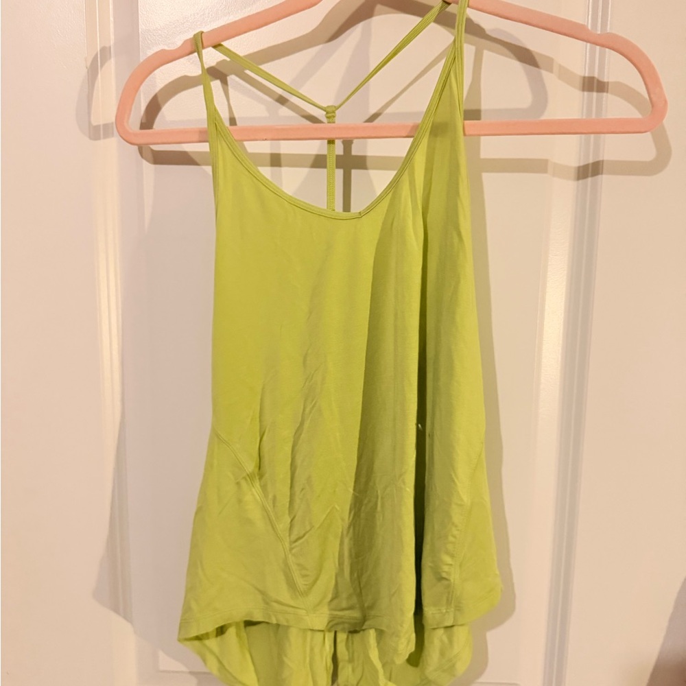 lululemon athletica Bright Lime Strappy Cami Tank
